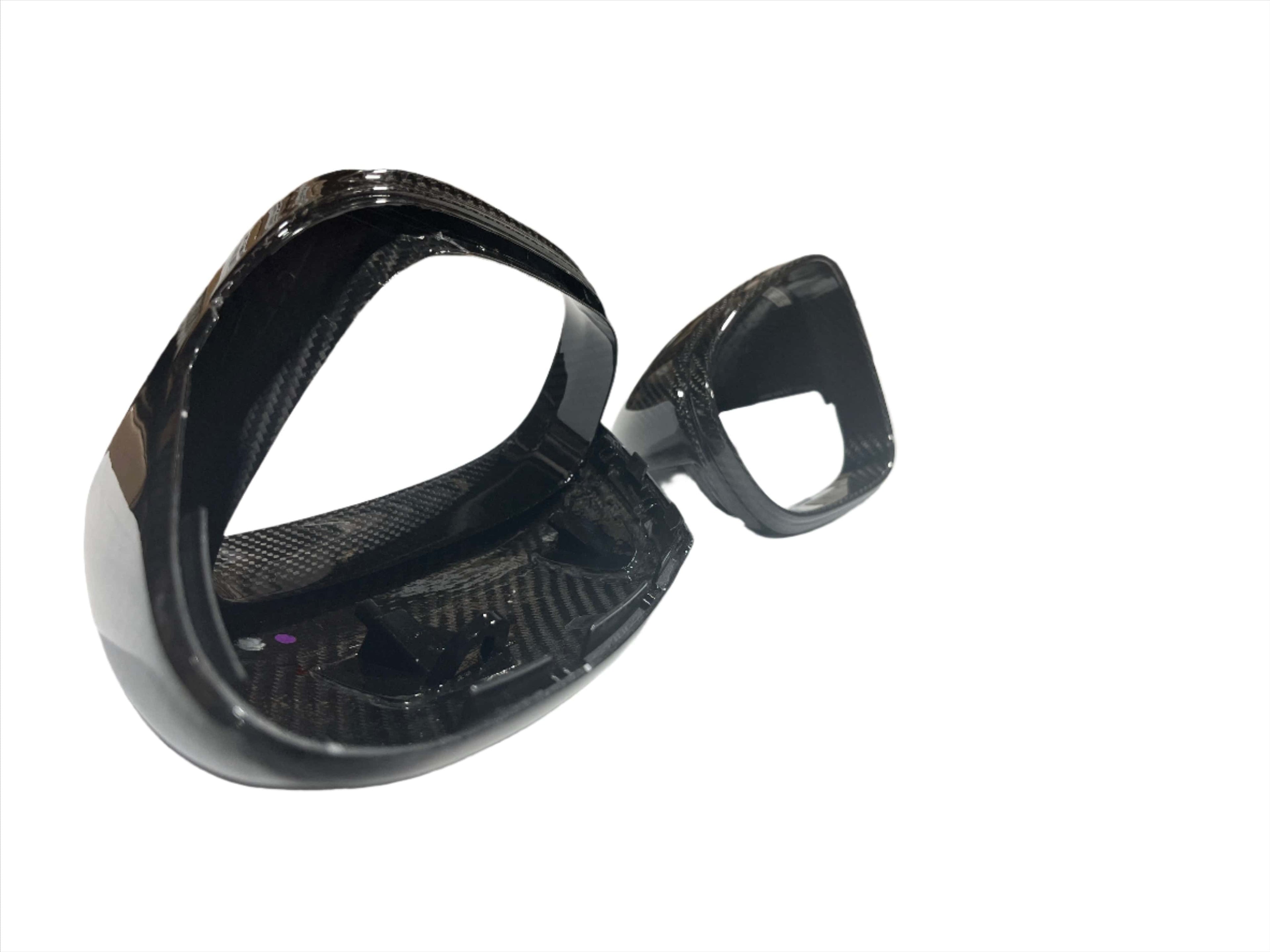 Kies Porsche 992 911 (2019-2024) Dry Carbon Fiber Gloss Mirror Cap Replacement