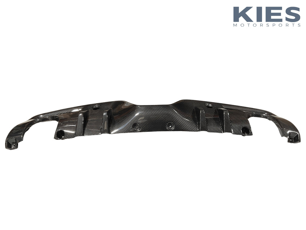 Kies 2019+ Toyota Supra (A90) 1-Piece Carbon Fiber Rear Diffuser