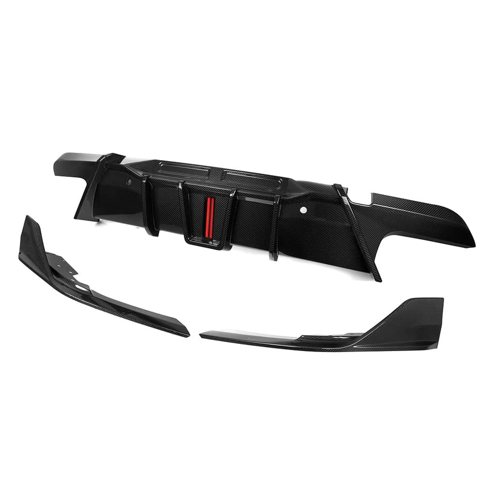X6M F96 SQ Style Dry Carbon Fiber Diffuser With or Without Brake Light