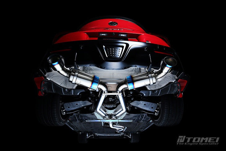 Tomei Dual Exit Full Titanium Expreme Ti Exhaust Muffler Kit (Type-D) - 2020-2024 Toyota GR Supra