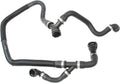BMW E70 X5 Coolant Water Hose 4 Way By Vaico 17127537109 (3.0Liter Only)