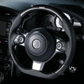 TOM'S Carbon Fiber / Leather Steering Wheel - 2013+ FR-S / BRZ / 86