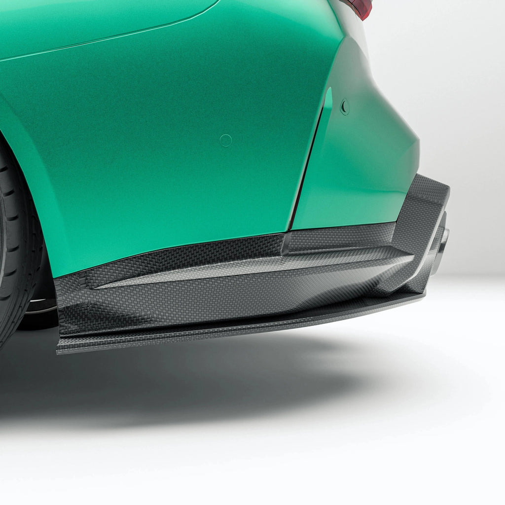 Revozport 6 Pieces Carbon Fiber Rear Diffuser for BMW G80 G81 M3 2021-2024