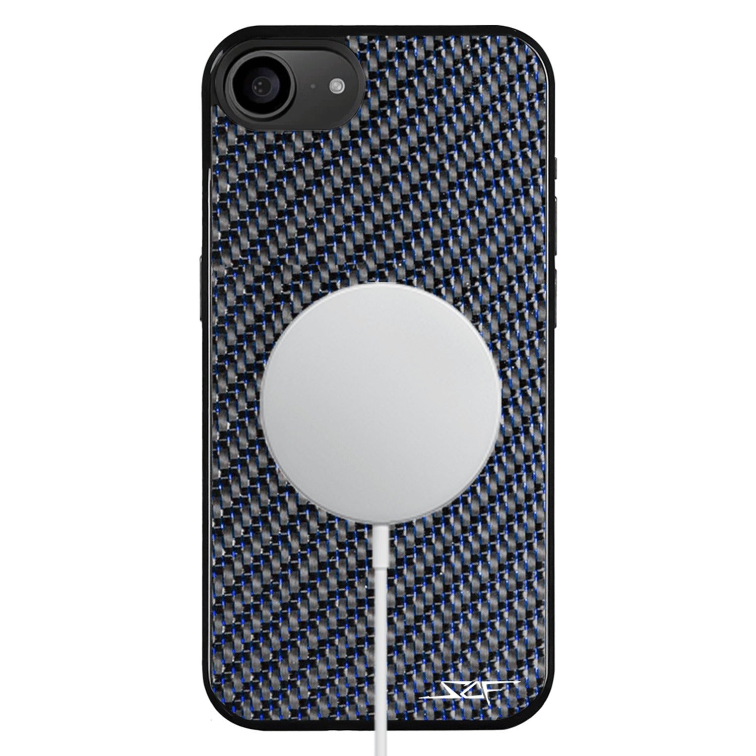 iPhone | Blue Lace Carbon Fiber Case | CLASSIC Series