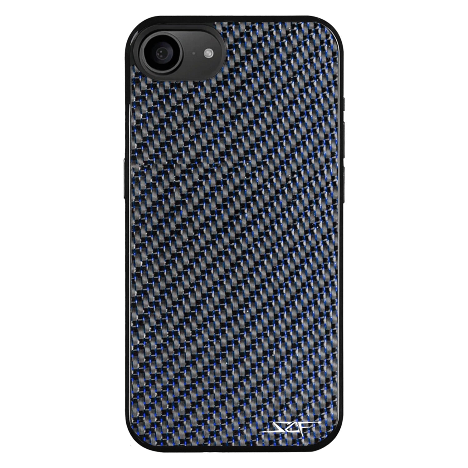 iPhone | Blue Lace Carbon Fiber Case | CLASSIC Series