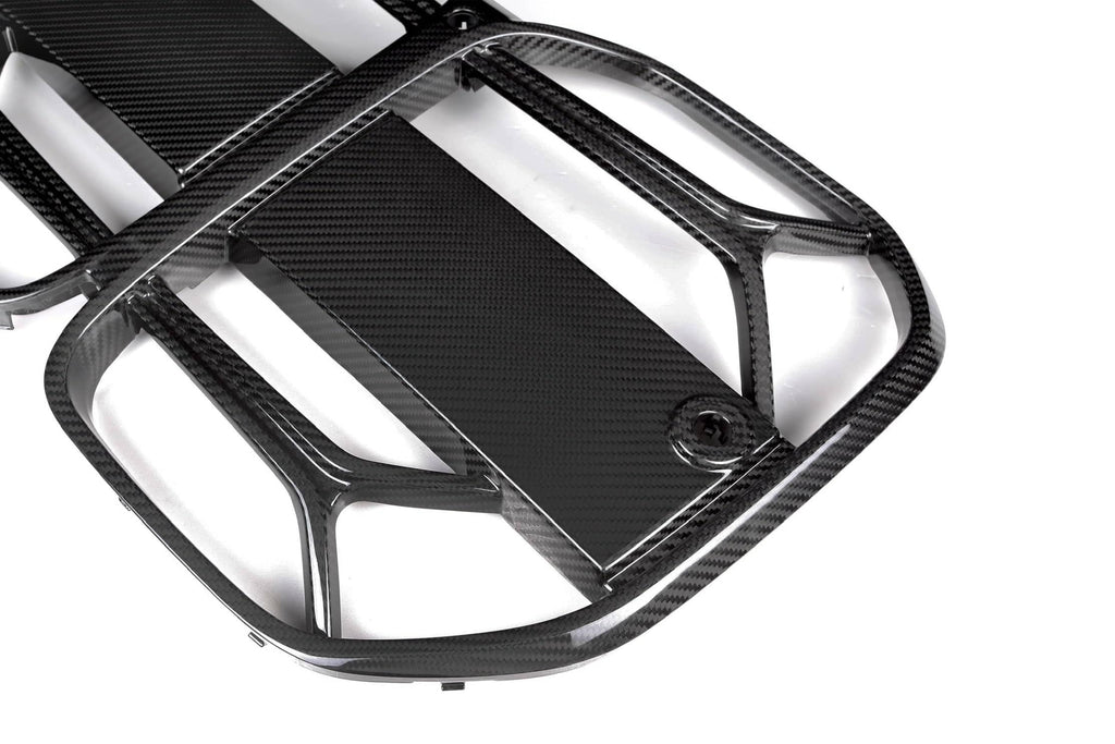 4 Series Coupe/Convertible G22/G23 CSL Style Dry Carbon Fiber Grill With or Without ACC