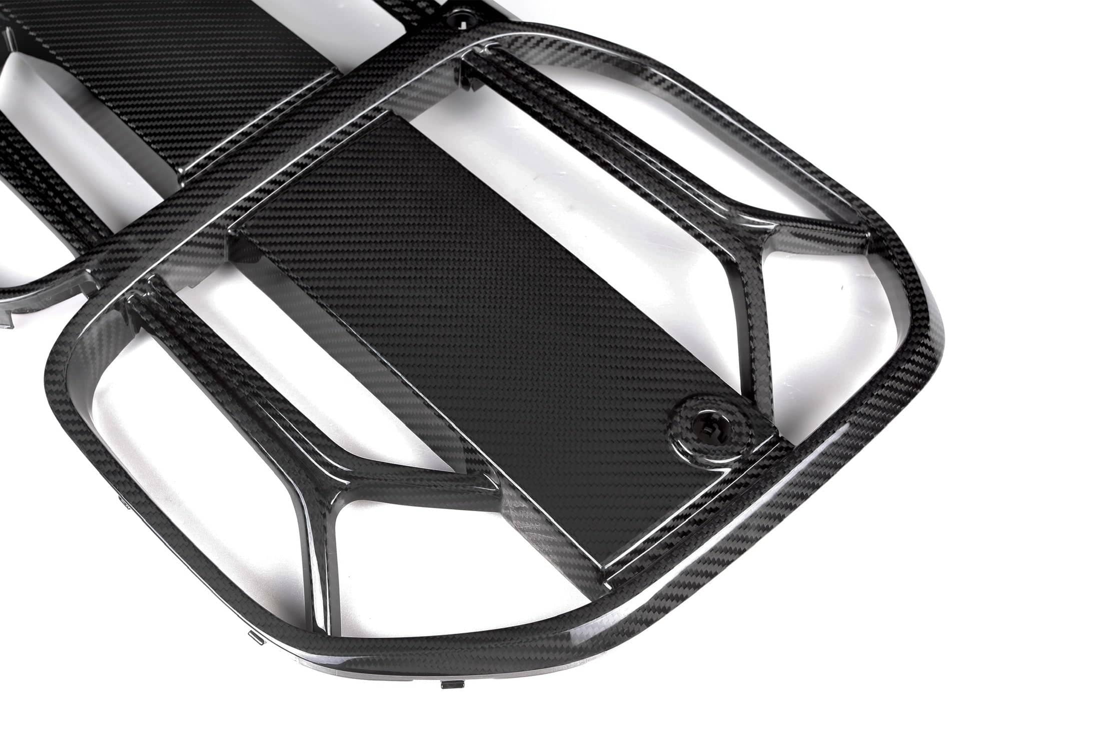 4 Series Coupe/Convertible G22/G23 CSL Style Dry Carbon Fiber Grill With or Without ACC
