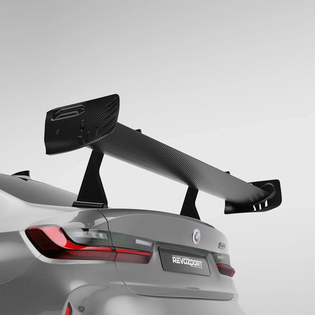 Revozport Carbon Fiber Rear Wing Spoiler for BMW G80 M3 2021-2024