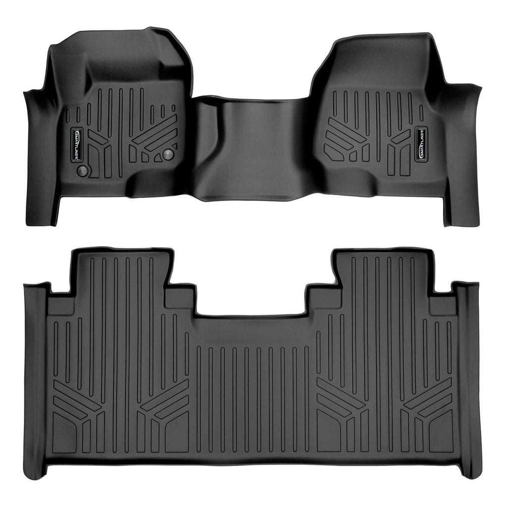 SMARTLINER Custom Fit Floor Liners For 2017-2026 Ford F-250/F-350 Super Duty SuperCab with 1st Row Bench Seat