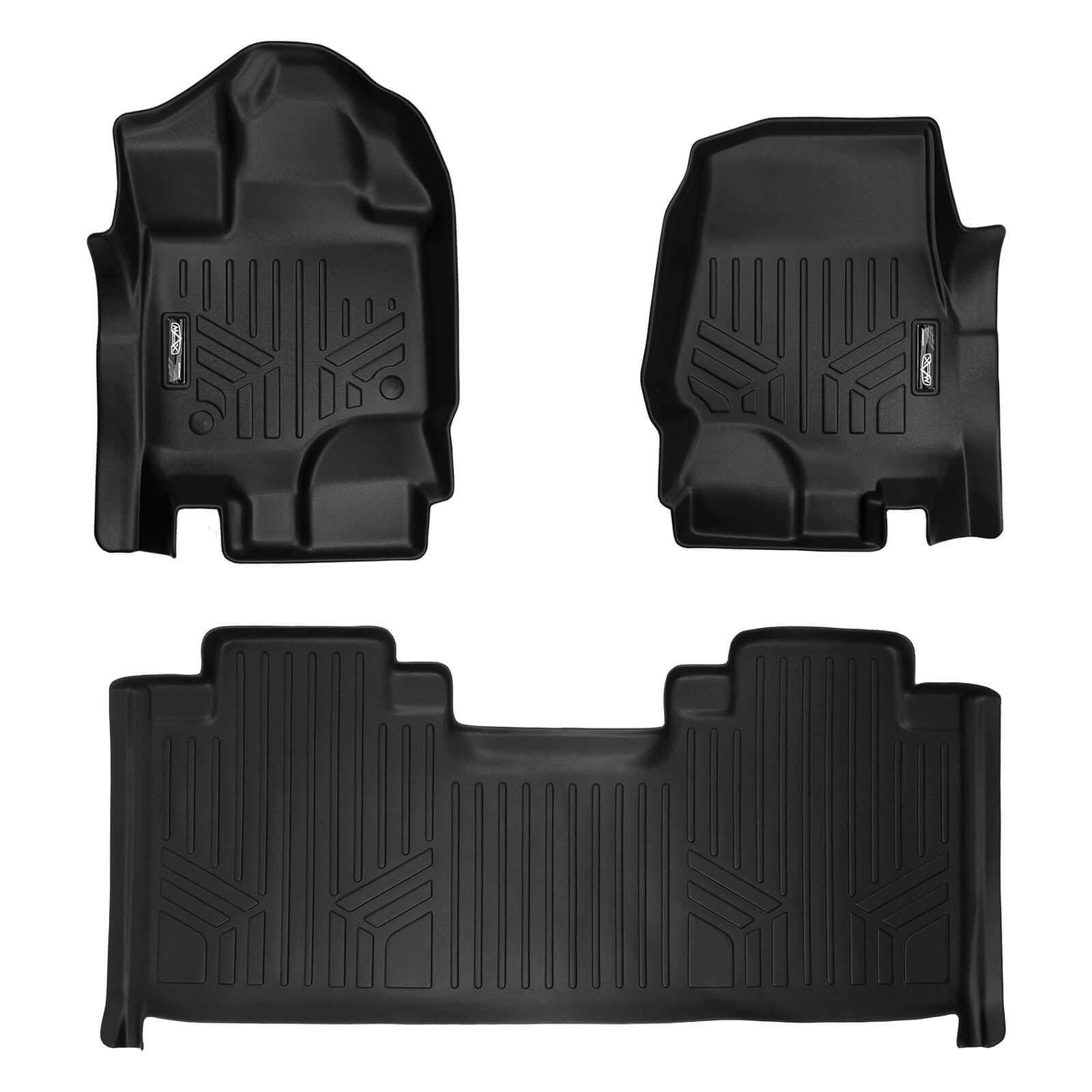SMARTLINER Custom Fit Floor Liners For 2015-2026 Ford F-150 SuperCab with 1st Row Bucket Seats Carpeted Flooring
