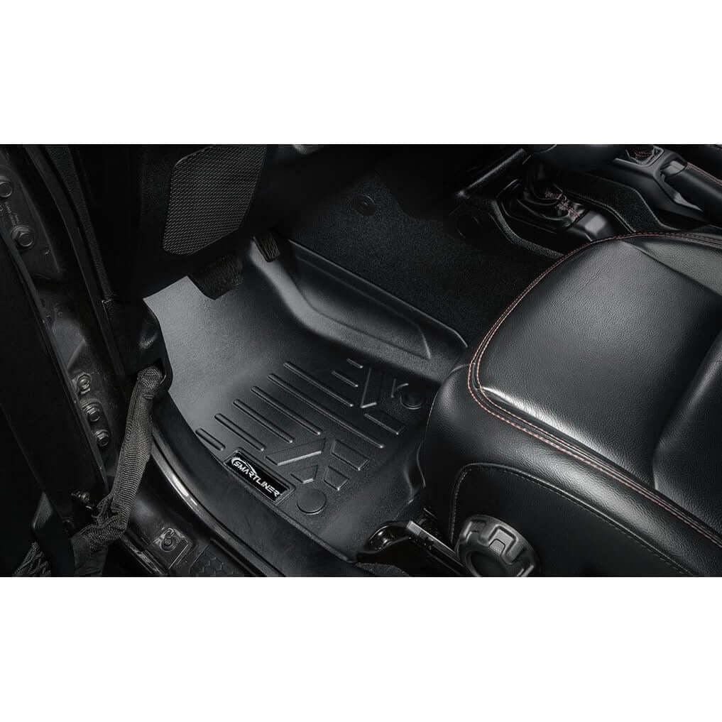 SMARTLINER Floor Liners for 2021-2026 Jeep Wrangler 4xe (Without Trail-Rail system)