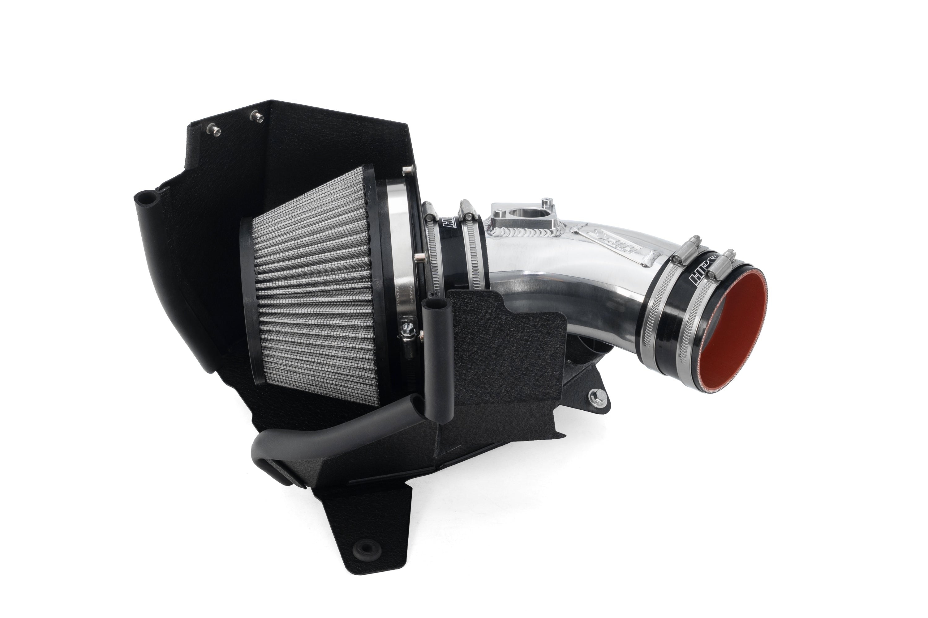 HPS Performance Air Intake Kit with Heat Shield, 2021-2025 Acura TLX Type S 3.0L Turbo, Polished, 827-783P