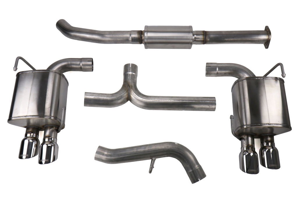 Corsa 3" Catback Exhaust System (Stainless Steel Tips) - 2015-2021 Subaru WRX / STI