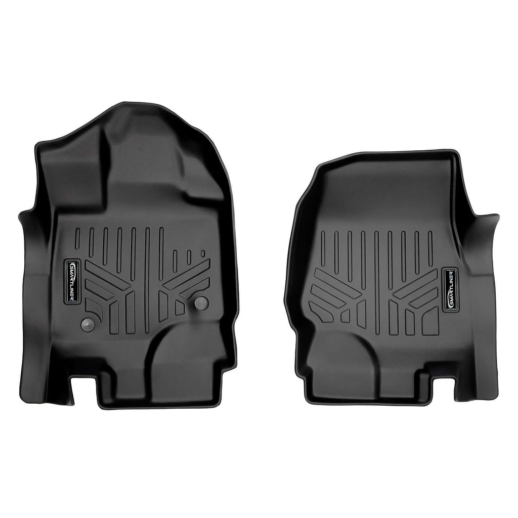 SmartCoverageTM Floor Liners For 2015-2026 Ford F-150 SuperCrew Cab (1st Row Bucket) (Vinyl)