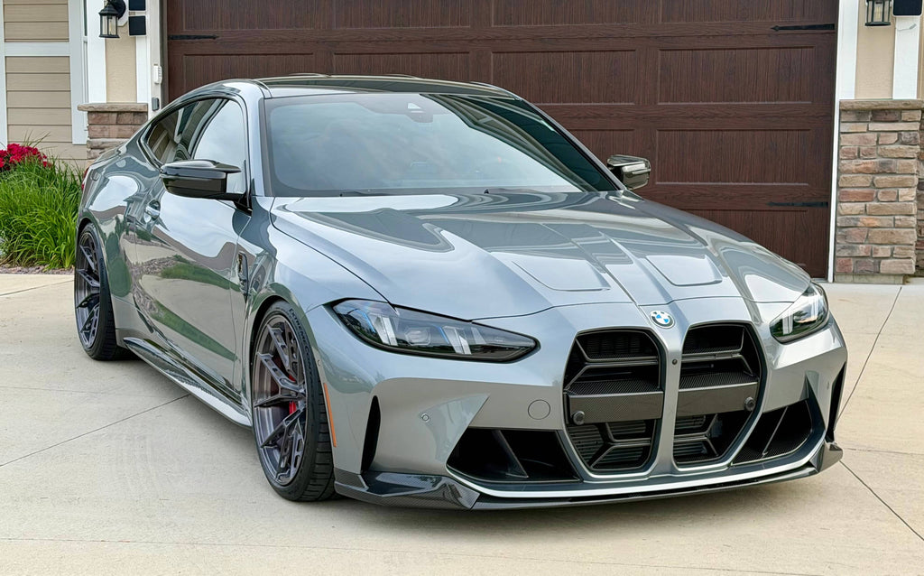 G8X OEM Dry Carbon Fiber Side Skirts