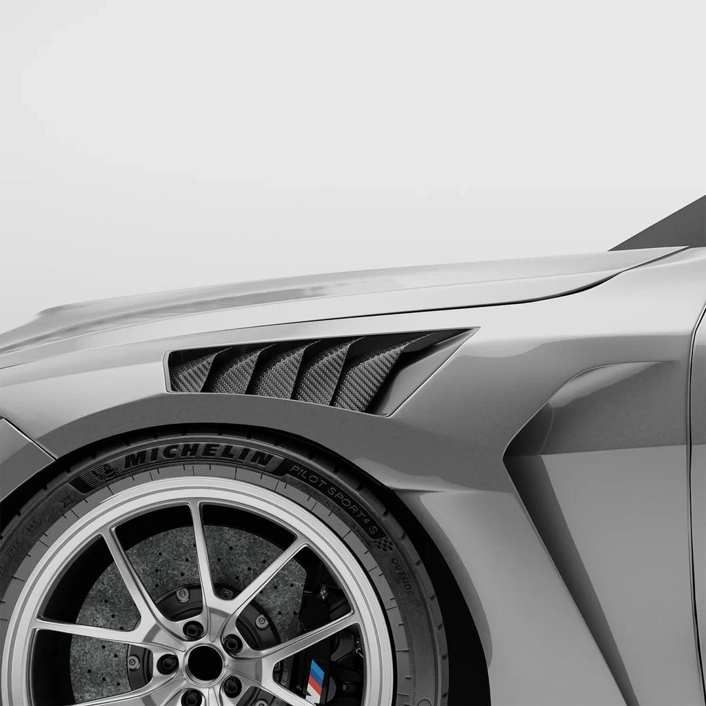 Revozport Carbon Fiber Side Fenders for BMW G82 G83 M4 2021-2024