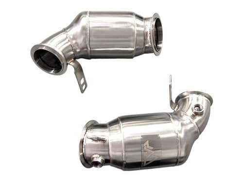 MAD BMW F9x M5 M8 Catted Downpipes W/ No CEL Guarantee MAD-122