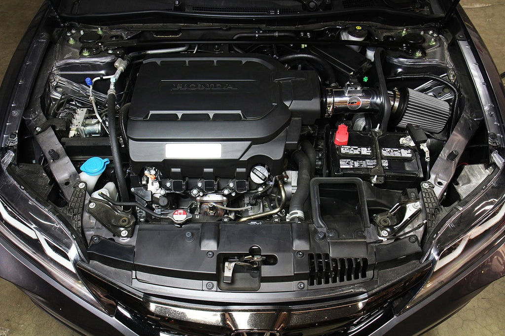 HPS Shortram Air Intake Kit 2013-2017 Honda Accord 3.5L V6, Includes Heat Shield, 827-780