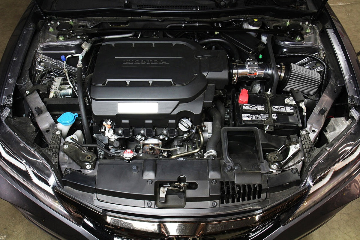 HPS Shortram Air Intake Kit 2013-2017 Honda Accord 3.5L V6, Includes Heat Shield, 827-780