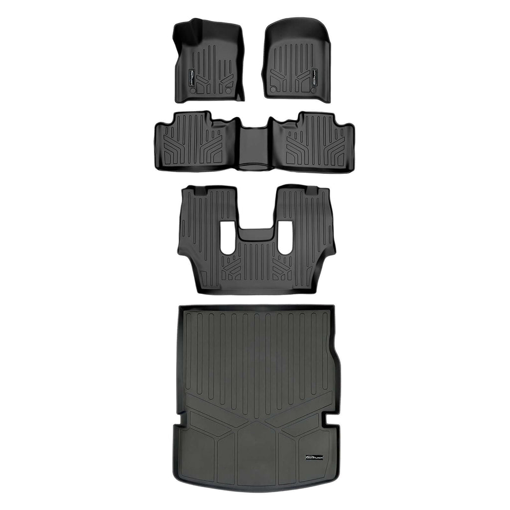 Smart TrimTM Floor Liners For 2016-2026 Dodge Durango ((2nd Row Bucket))