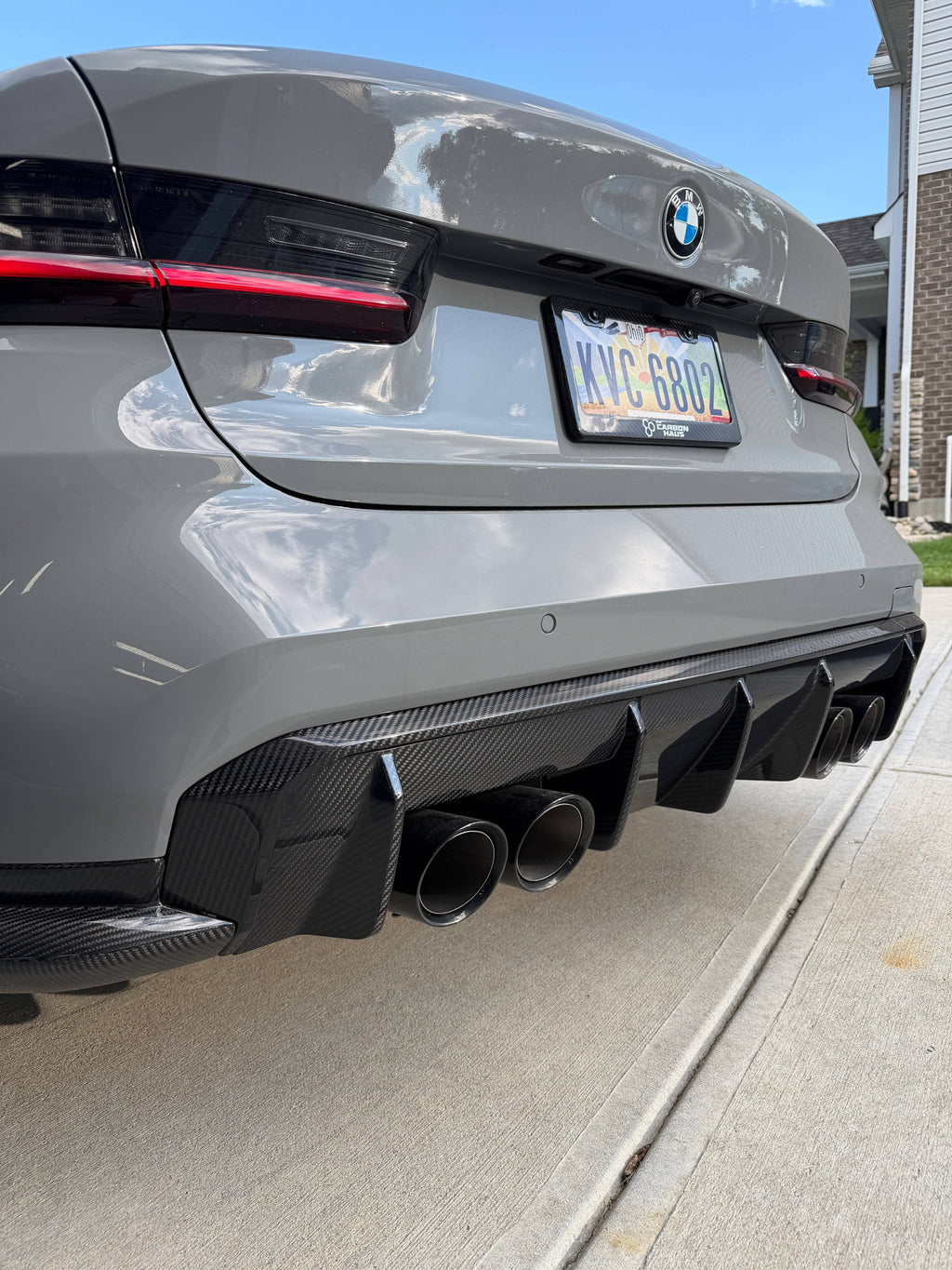 G8X Carbon Fiber Upper Diffuser Trim