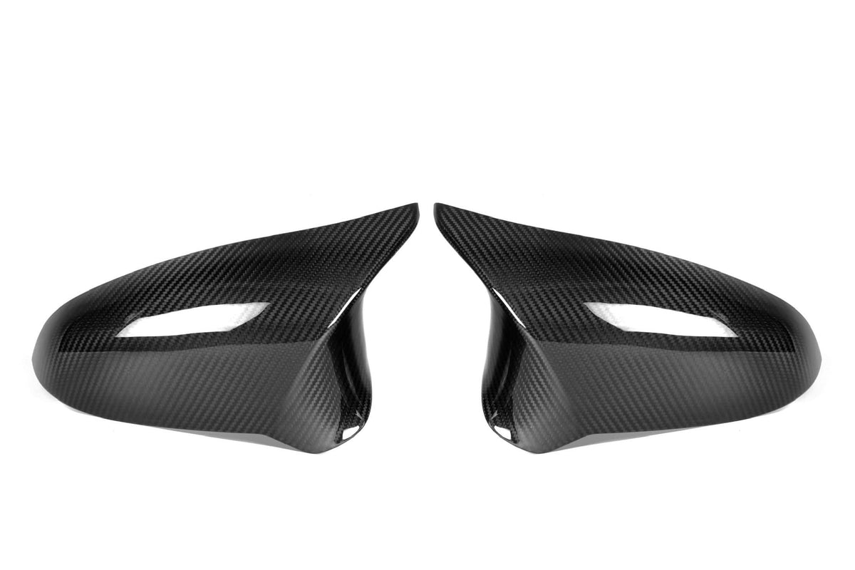 M2/M3/M4 F8x OEM Style Dry Carbon Fiber Mirror Cover LHD Replacements