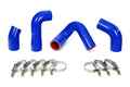 HPS Performance Silicone Transmission Oil Cooler Coolant Hose Kit, Mack Trucks 2007-2010 LEU612 Replace OE Part # 20934539 , 21548313 , 21794132 , 21794129, Blue, 57-1708-BLUE