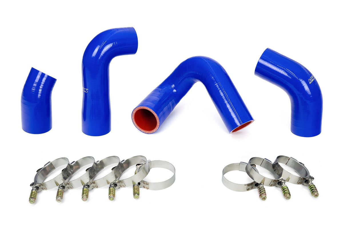 HPS Performance Silicone Transmission Oil Cooler Coolant Hose Kit, Mack Trucks 2007-2010 LEU612 Replace OE Part # 20934539 , 21548313 , 21794132 , 21794129, Blue, 57-1708-BLUE