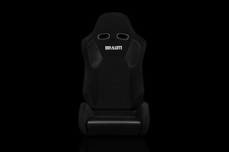 Braum Advan Series Sport Seats - Black Cloth Pair - Universal