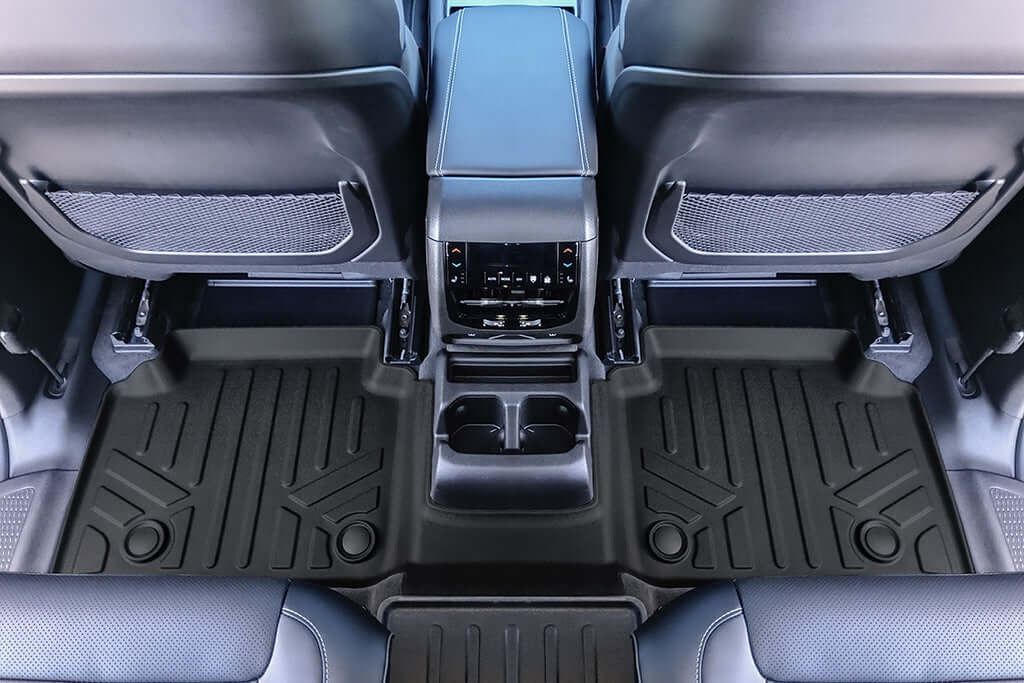 SMARTLINER Floor Liners for 2021-2026 Jeep Grand Cherokee L (2nd Row Bucket) With Center Console