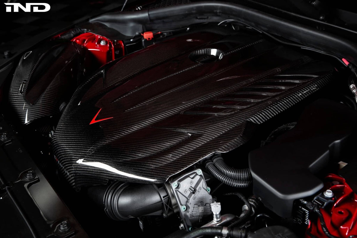 Eventuri G29 Z4 / A90 Supra (B58) Black Carbon Engine Cover