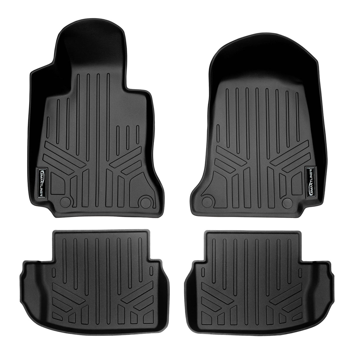 SMARTLINER Floor Liners for 2017-2025 Mercedes Benz C-Class (Only Fits Coupe Models)