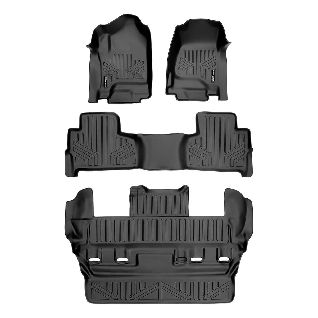 Smart TrimTM Floor Liners For 2015-2020 Chevrolet Tahoe / GMC Yukon (2nd Row Bucket)