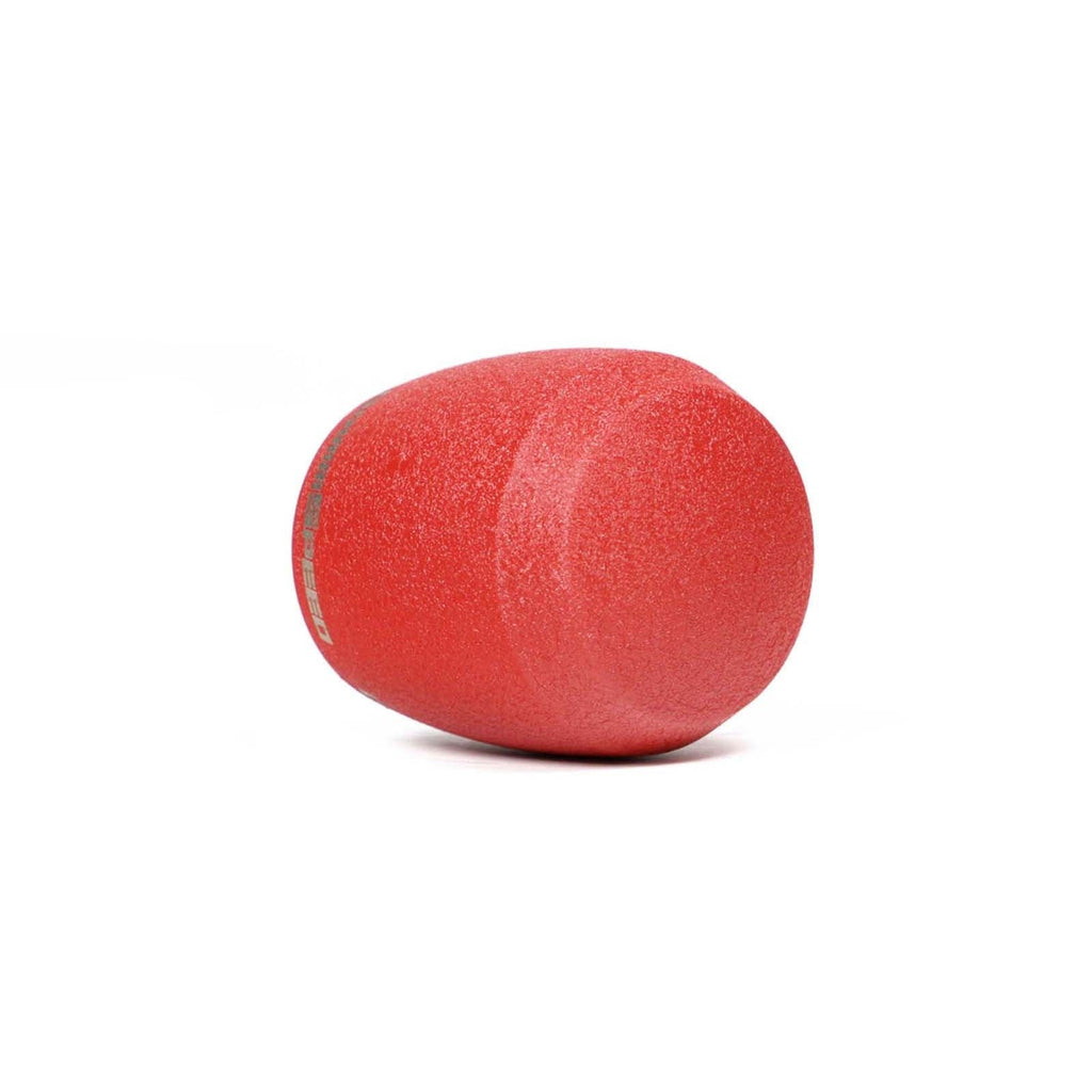 GrimmSpeed Stubby Shift Knob Stainless Steel Red - Subaru 6MT Models (inc. 2004+ STI / 2013+ BRZ)