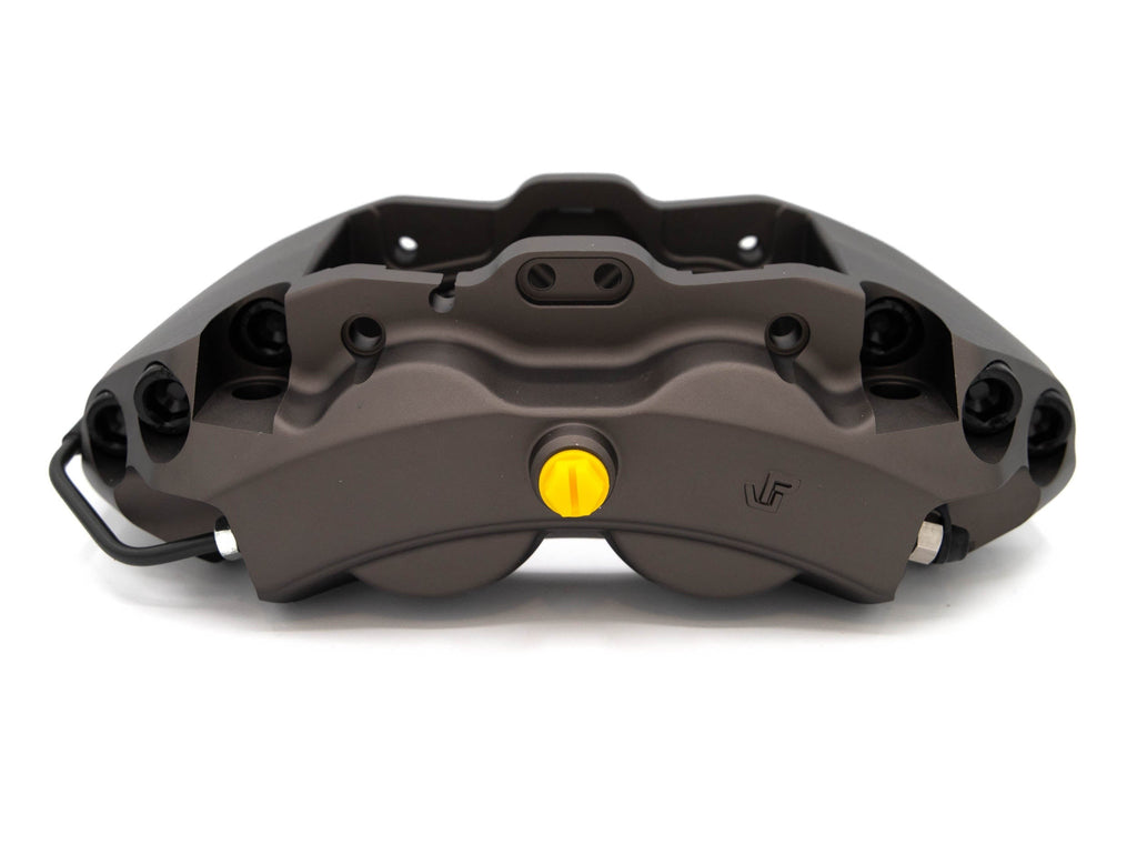GrimmSpeed 4-Piston Brake Caliper Kit (340mm Rotor) - Gunmetal Gray - 2013-2025 Scion FR-S / Subaru BRZ / Toyota GR86