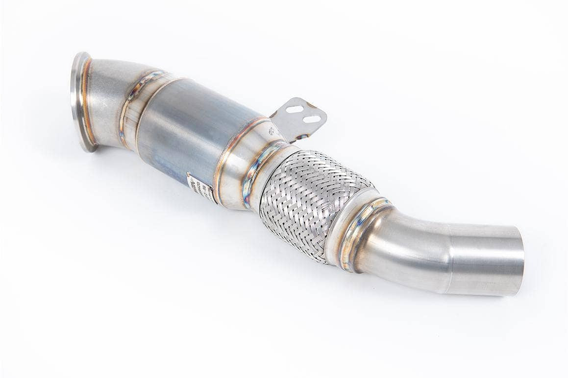 Milltek 4.5" Downpipe with 90mm Flex & 100 CPSI Race Cat