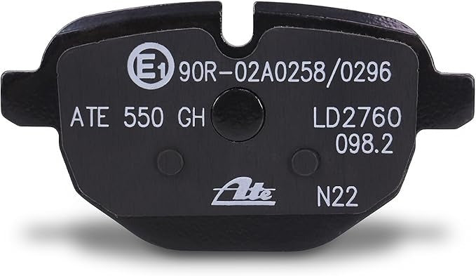 BMW G30 5-Series Rear Ceramic Brake Pad Set By ATE OEM 34216892642 or 34216870552