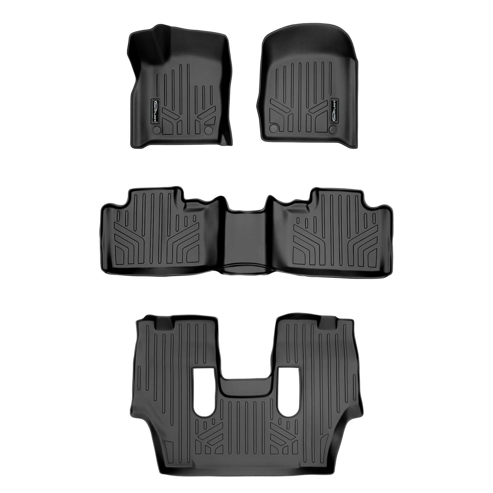 Smart TrimTM Floor Liners For 2016-2026 Dodge Durango ((2nd Row Bucket))