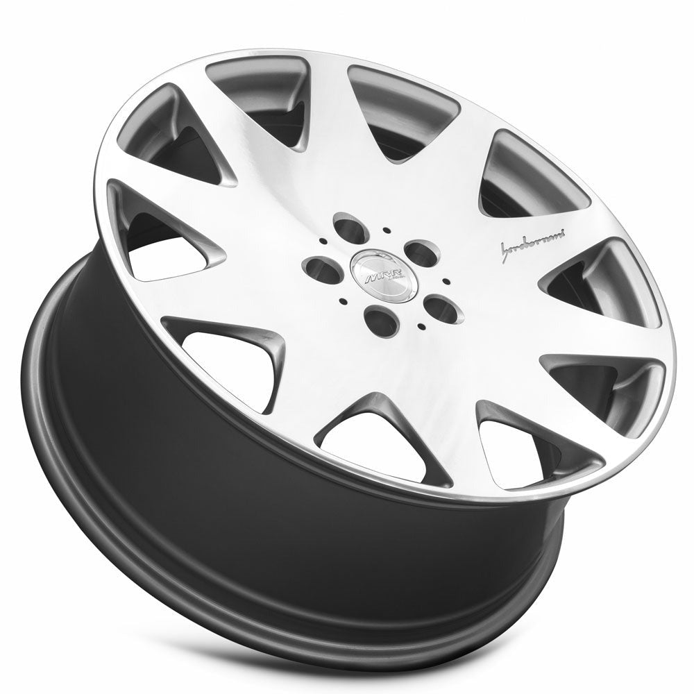 MRR HR3 20" 5x108 Silver Machined Face