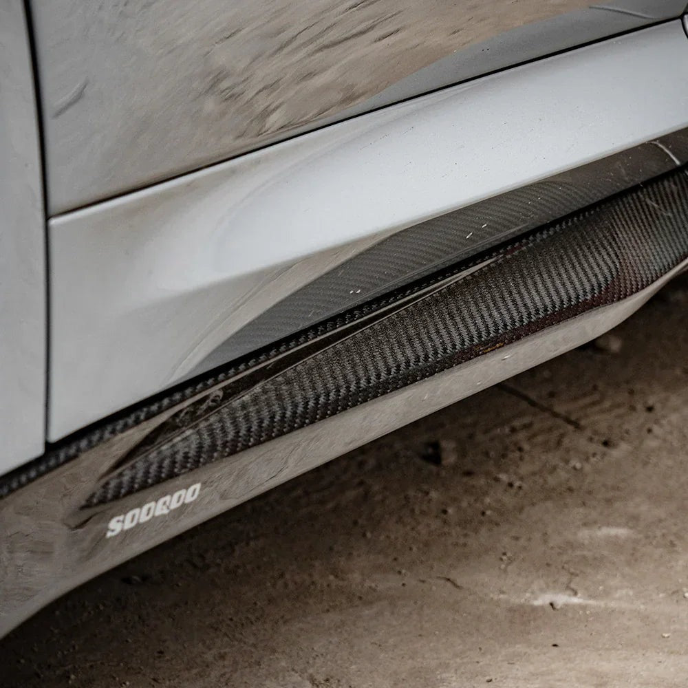 F97 X3M LCI SQ Style Dry Carbon Side Skirts