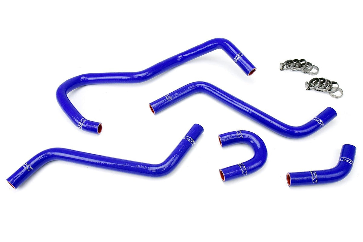 HPS Blue Reinforced Silicone Radiator Hose Kit Yamaha 04-07 YXR450 YXR660 Rhino