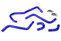 HPS Blue Reinforced Silicone Radiator Hose Kit Yamaha 04-07 YXR450 YXR660 Rhino