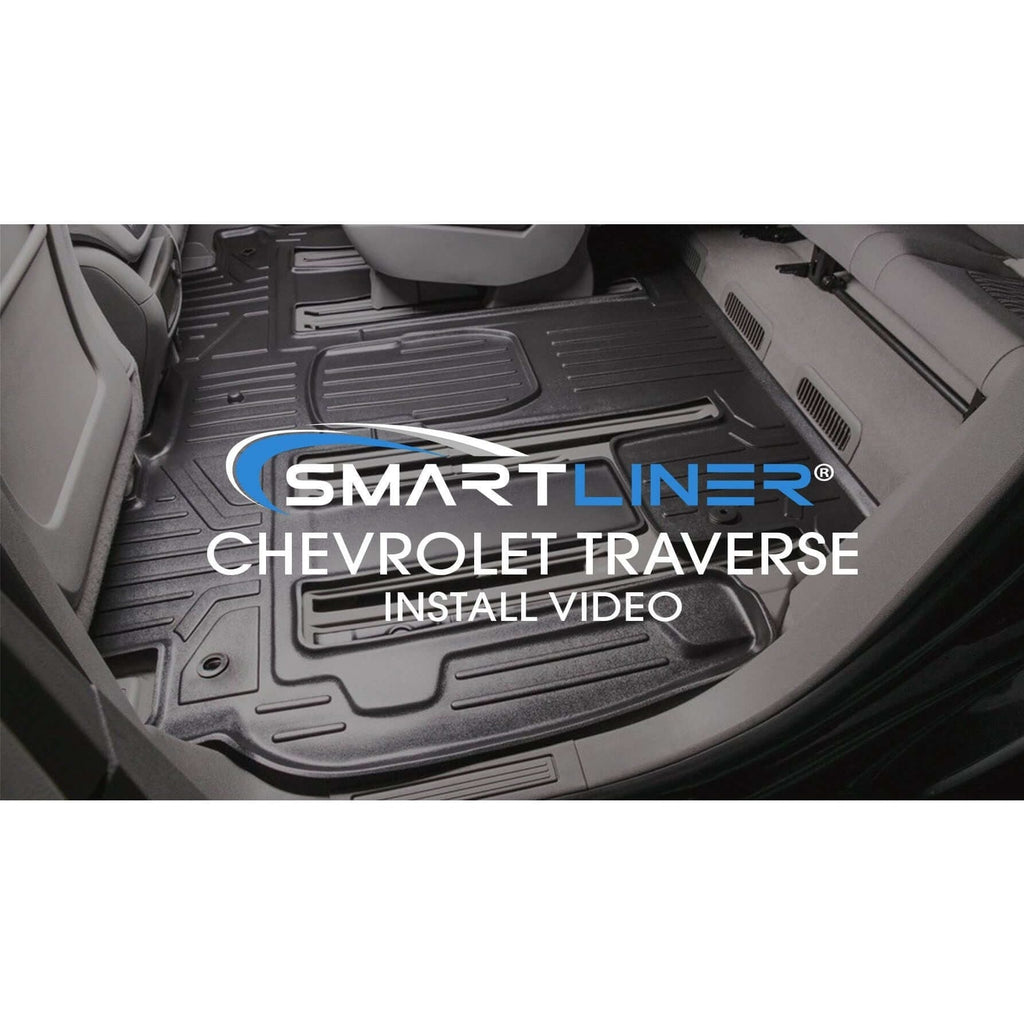 SMARTLINER Custom Fit Floor Liners For 2018-2023 Chevrolet Traverse with 2nd Row Bucket Seats