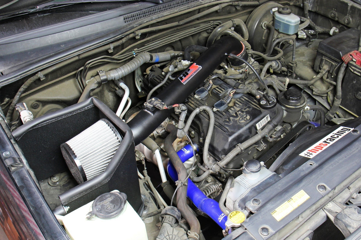 HPS Shortram Air Intake Kit 2005-2015 Toyota Tacoma Pickup 2.7L, Includes Heat Shield, 827-169
