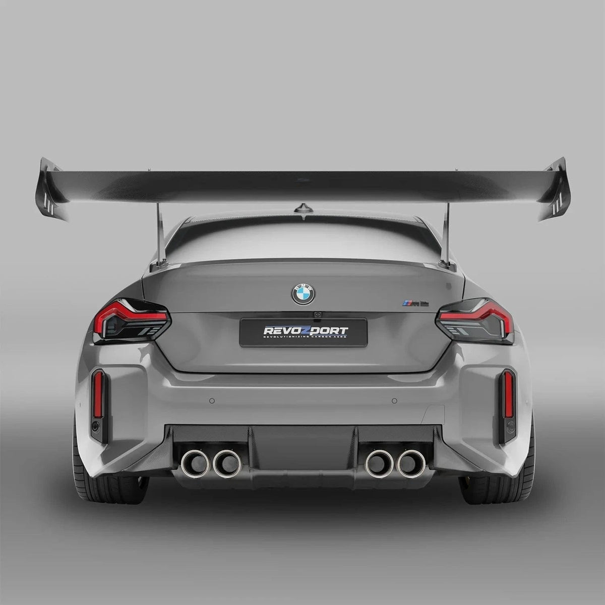 Revozport Carbon Fiber Rear Wing Spoiler for BMW G87 M2