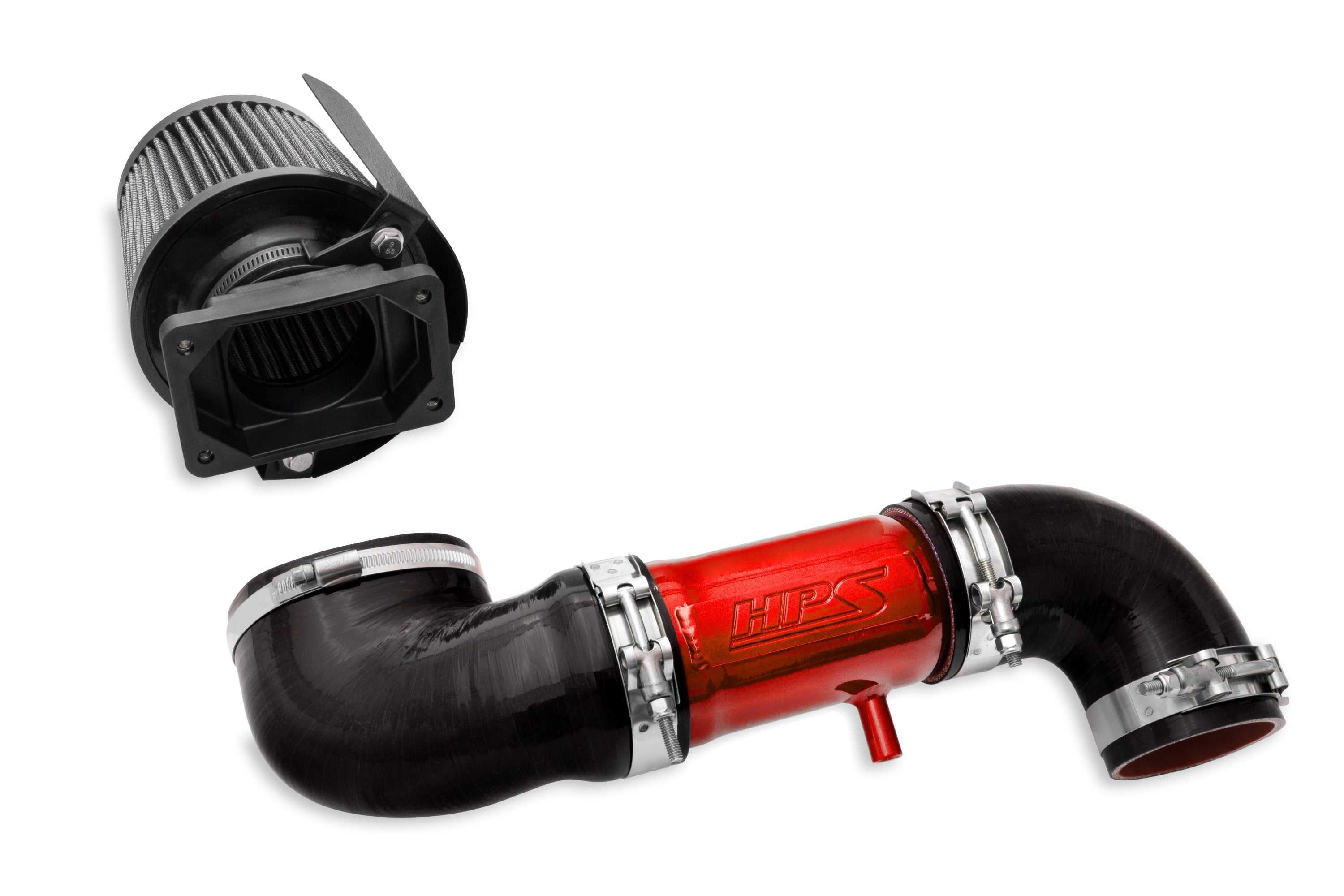 HPS Shortram Air Intake Kit 1991-1999 Mitsubishi 3000GT DOHC V6 3.0L Non Turbo, Includes Heat Shield, 827-151