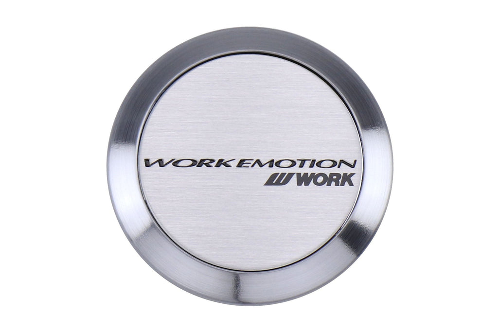 Work Wheels Emotion Center Cap Silver Flat Type - Set of 4