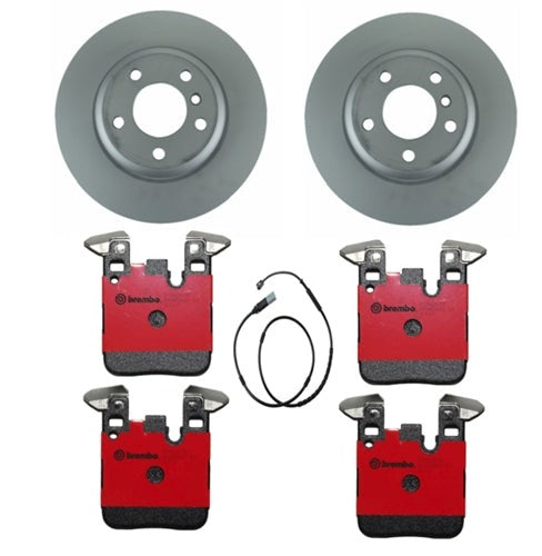 BMW F30 3-Series Rear Brake Kit W/ Ceramic Pads & Sensor (Models With Sport Brakes)