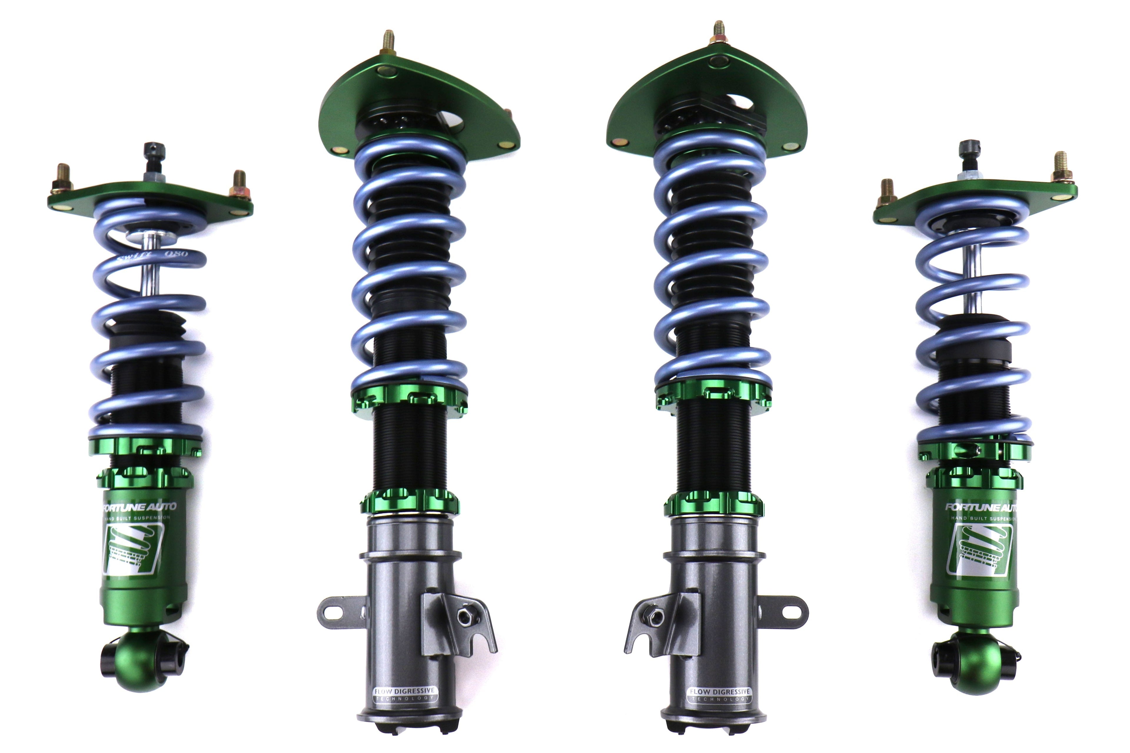 Fortune Auto Gen 7 500 Series w/ Swift Springs (8K Front / 8K Rear) - 2015-2021 Subaru WRX / STI