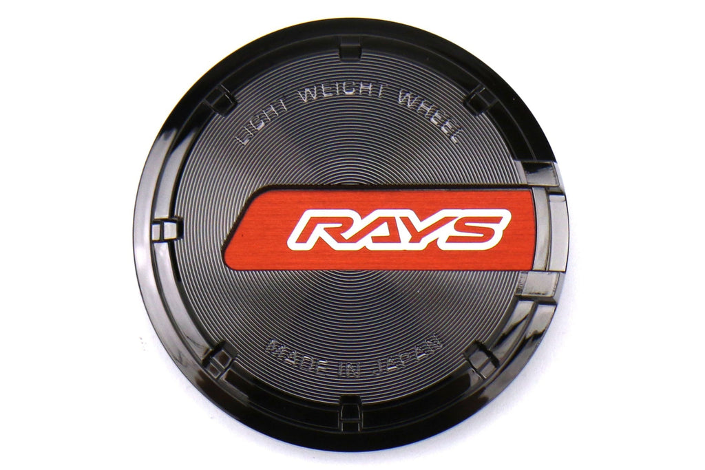 Rays Gram Lights 57CR / 57DR GL Center Cap-Black - Black-Red
